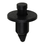 6.3mmx8mm Black Push-Type Retainer, 15mm Head