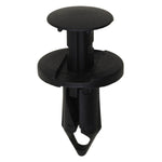 8mmx20mm Black Nylon Push-Type Retainer, 20mm Head