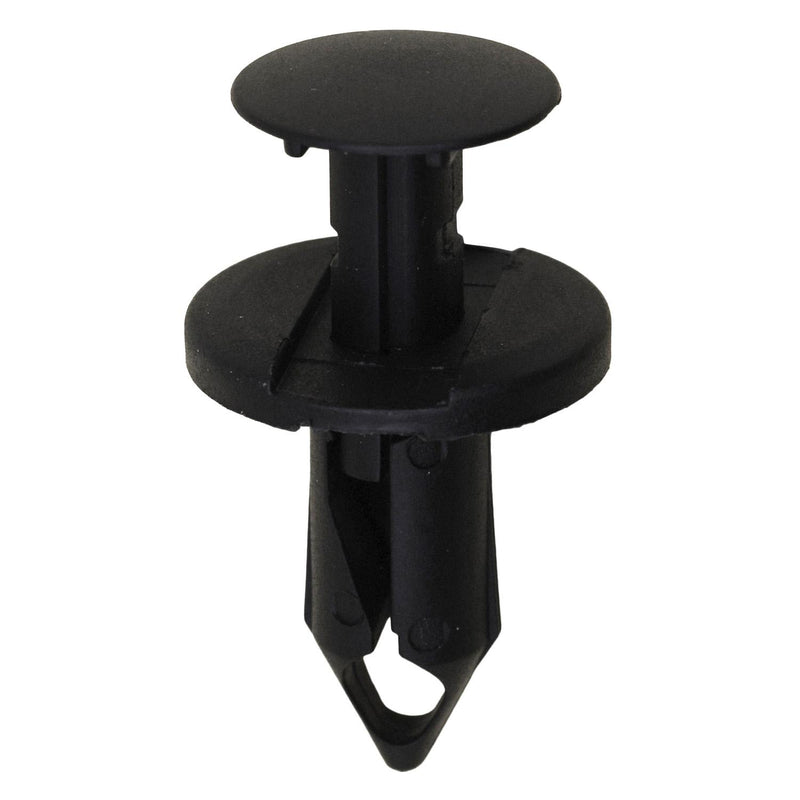 8mmx20mm Black Nylon Push-Type Retainer, 20mm Head