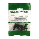 8mmx20mm Black Nylon Push-Type Retainer, 20mm Head