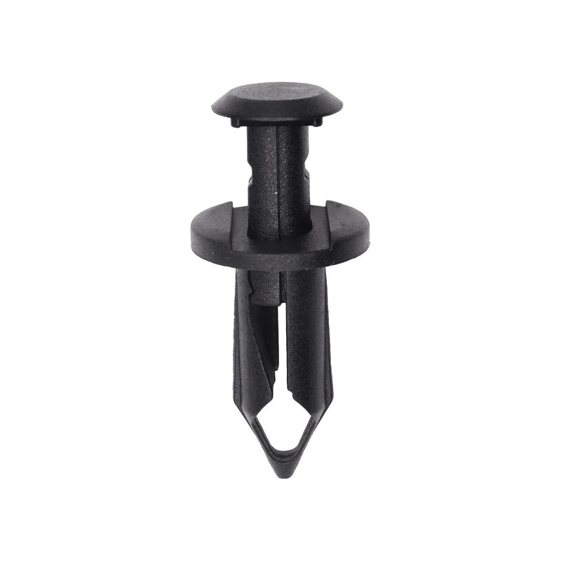 8mmx20mm Black Push-Type Retainer, 15mm Head