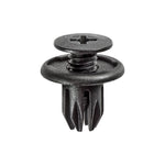 10mmx15mm Black Push-Type Retainer, 20mm Head