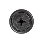 10mmx15mm Black Push-Type Retainer, 20mm Head