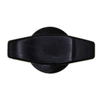 4mmx12mm Black Nylon Weatherstrip Retainer