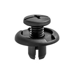8mmx9mm Black Splash Shield Push-Type Retainer, 20mm Head
