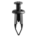 9mmx27mm Black Push-Type Retainer, 15mm Head