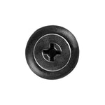 9mmx27mm Black Push-Type Retainer, 15mm Head