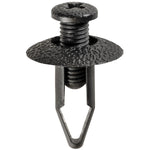 8mmx20mm Black Push-Type Retainer, 20mm Head