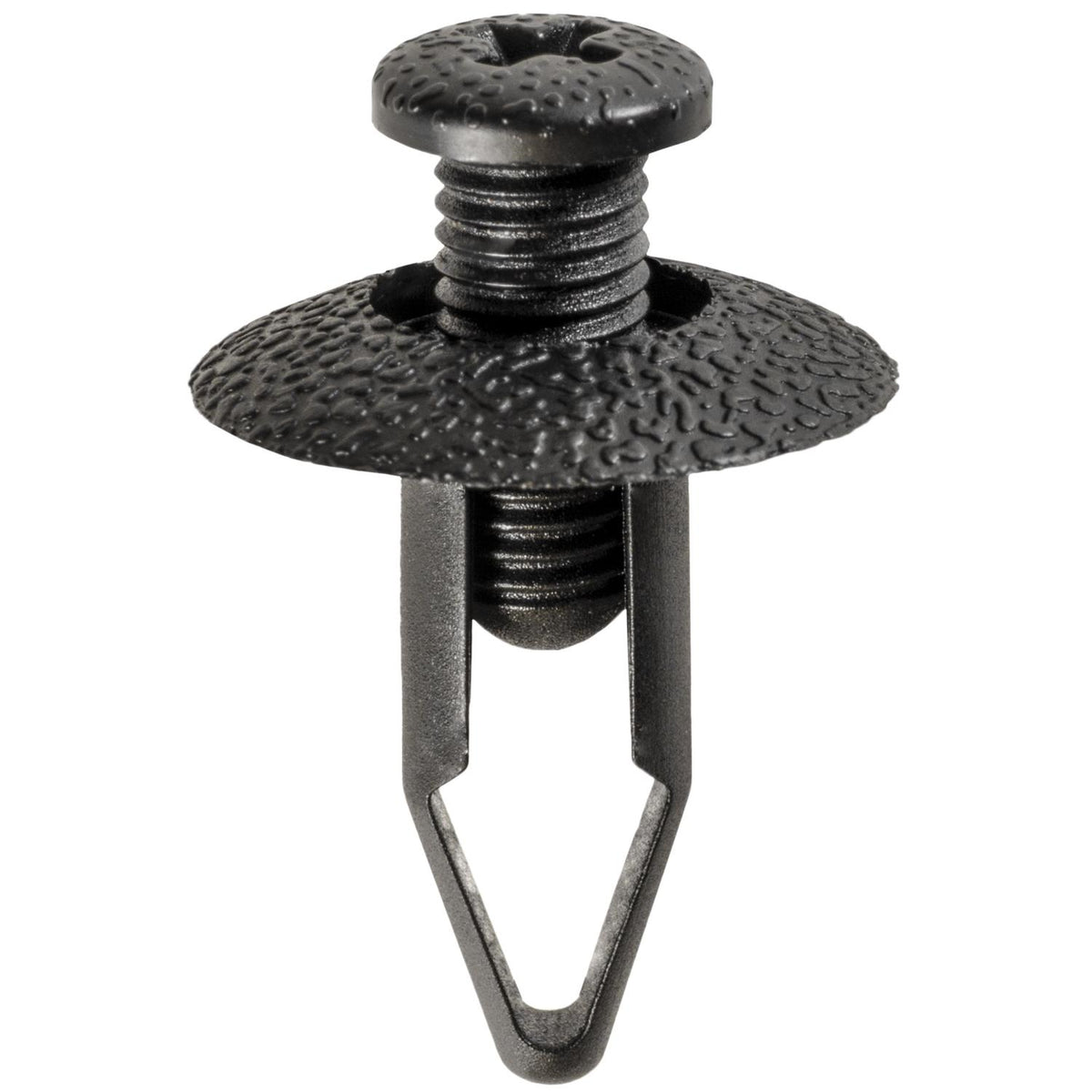 8mmx20mm Black Push-Type Retainer, 20mm Head