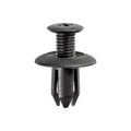 8mmx12mm Black Push-Type Retainer, 18mm Head