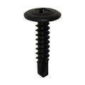 #8x3/4" Phillips Truss Head Washer Teks Tapping Screw, Type 2 Self-Drilling Tek, 7/16" Washer, Phosphate