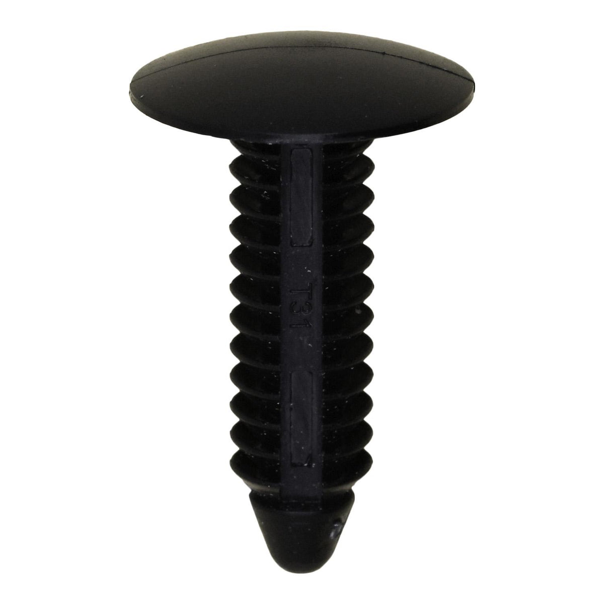5/16"x1-1/16" Black Nylon Shield Panel Retainer, 11/16" Head