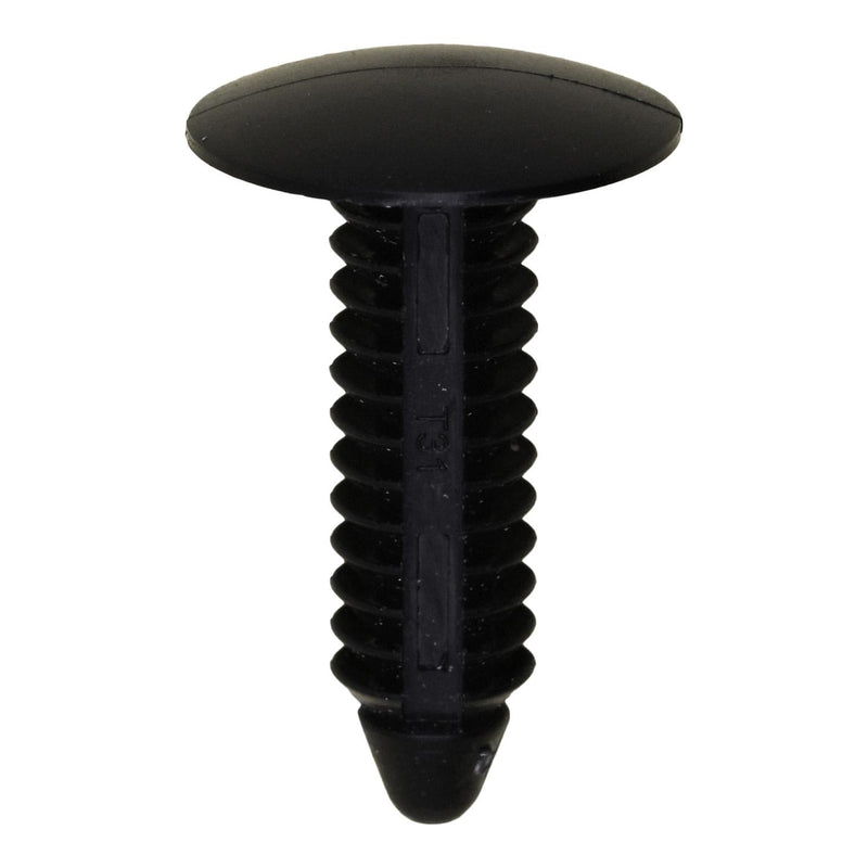 5/16"x1-1/16" Black Nylon Shield Panel Retainer, 11/16" Head