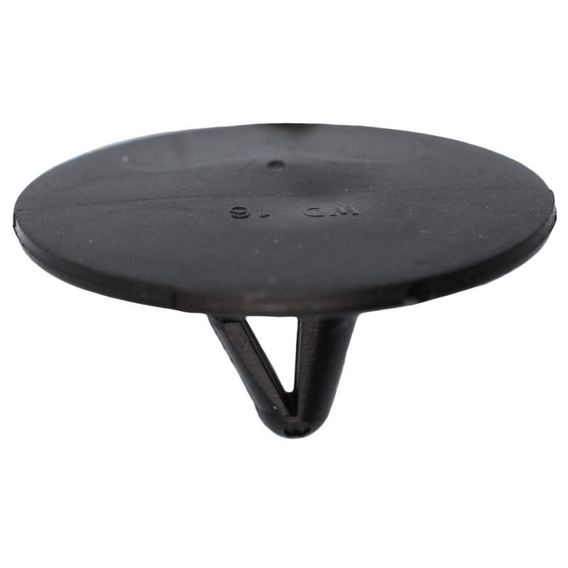 5/16"x1/2" Black Nylon Hood Insulation Retainer, 1-3/16" Head