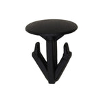 7.5mmx10mm Black Nylon Hood Insulation Retaining Clip, 10mm Head