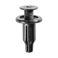 10mmx25mm Black Push-Type Front And Rear Bumper Retainer, 20mm Head