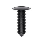11/32"x1-3/16" Black Nylon Bumper Fascia Retainer, 3/4" Head