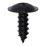 M5-2.12x15mm Phillips Truss Head Tapping Screw, Type A/AB, Black Phosphate