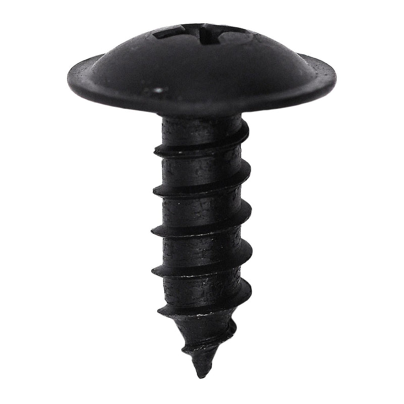 M5-2.12x15mm Phillips Truss Head Tapping Screw, Type A/AB, Black Phosphate