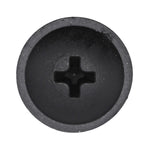 M5-2.12x15mm Phillips Truss Head Tapping Screw, Type A/AB, Black Phosphate