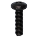 M6-1.0x20mm Phillips Pan Head License Plate Screw, Black E-Coat