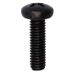 M6-1.0x20mm Phillips Pan Head License Plate Screw, Black E-Coat