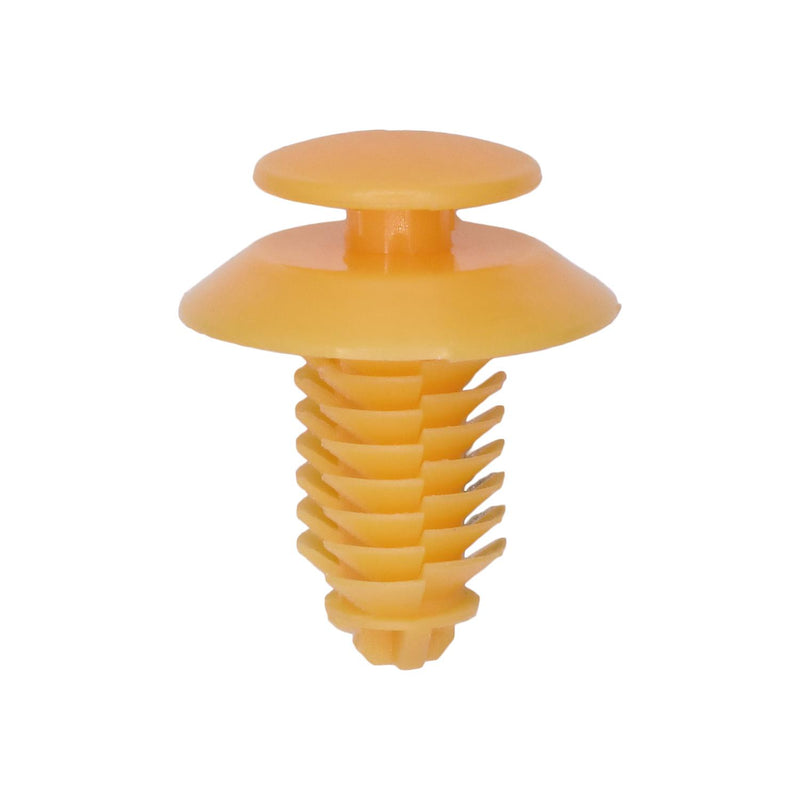 3/8"x11/16" Yellow Nylon Door Trim Panel Retainer, 3/4" Head