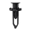 9mmx28mm Black Push-Type Retainer, 18mm Head