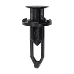 9mmx28mm Black Push-Type Retainer, 18mm Head