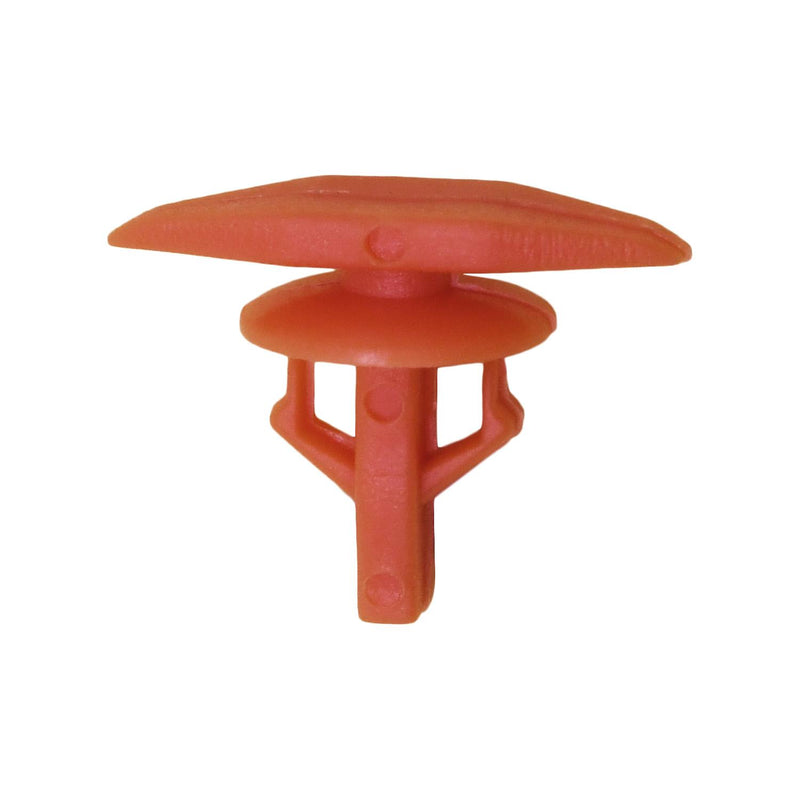 6mmx10mm Orange Nylon Weatherstrip Retainer