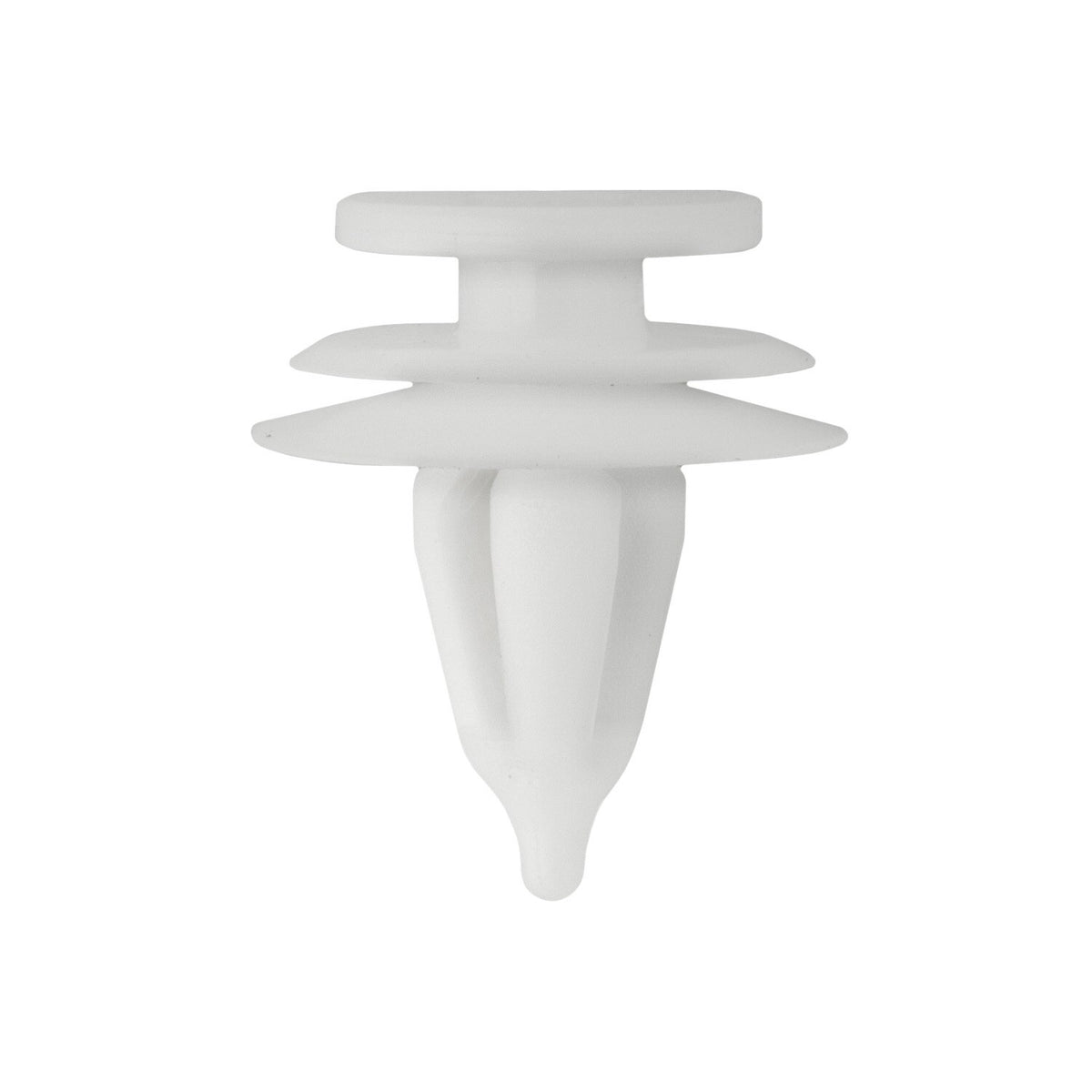 5/16"x9/16" White Nylon Door Trim Panel Retainer, 23/32" Head