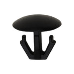 8.5mmx9mm Black Nylon Hood And Trunk Molding Retaining Clip, 12mm Head