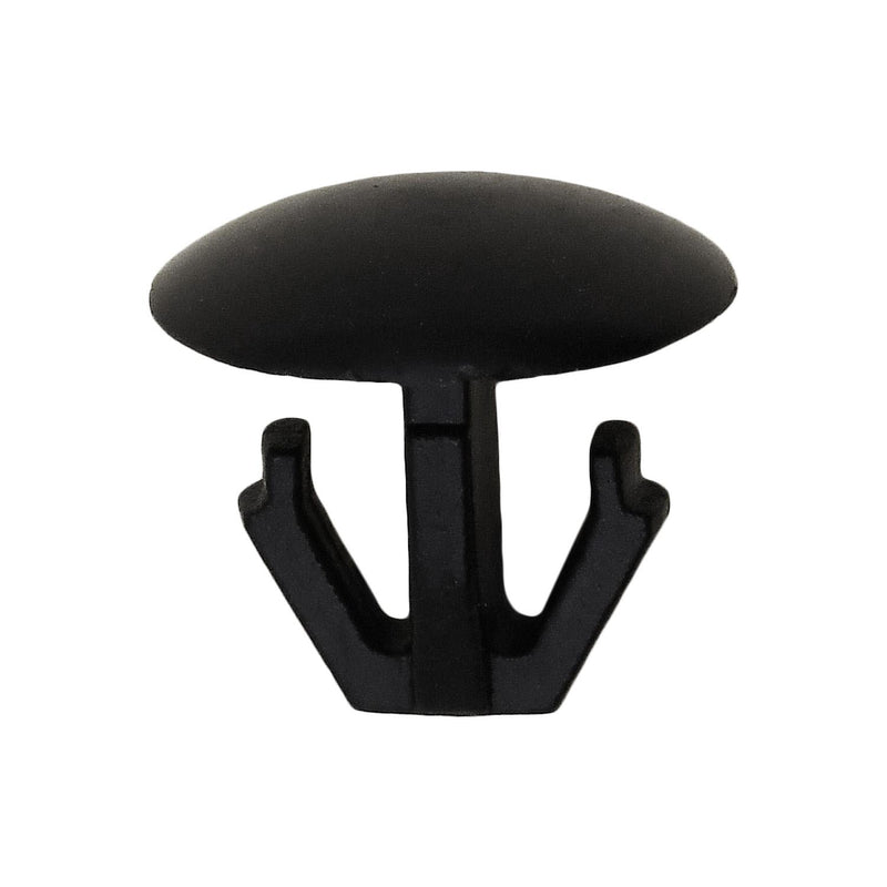 8.5mmx9mm Black Nylon Hood And Trunk Molding Retaining Clip, 12mm Head