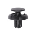 8mmx10mm Black Nylon Push-Type Retainer, 20mm Head
