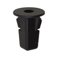 #12 Black Nylon Fender Liner Screw Grommet, 9mmx9mm Square Square Hole, 16mm Head