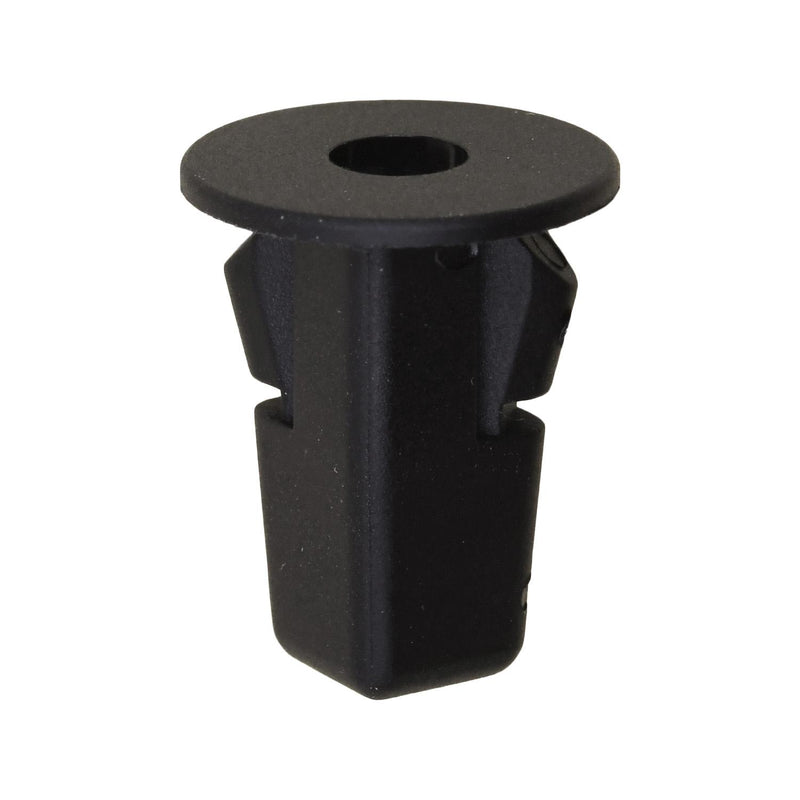 #12 Black Nylon Fender Liner Screw Grommet, 9mmx9mm Square Square Hole, 16mm Head