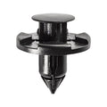 8mmx9mm Black Push-Type Retainer, 20mm Head