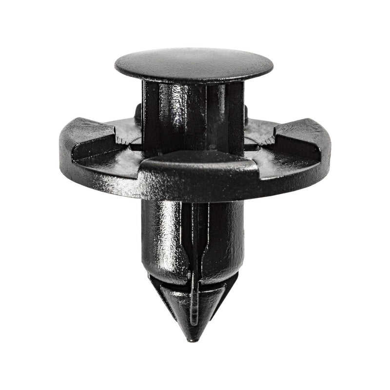 8mmx9mm Black Push-Type Retainer, 20mm Head
