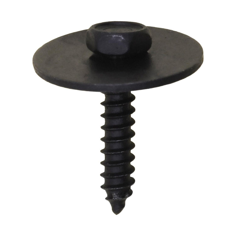 M4.2-1.41x20mm Hex Head SEMS Tapping Screw, Type A/AB, 20mm Washer, Black Phosphate