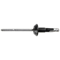 5/32" Rivet Aluminum, 1/8"-11/32" Grip, Aluminum Body, Aluminum Mandrel, 15/32" Flange Diam