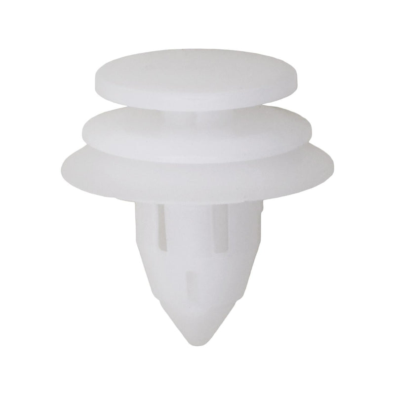 9mmx15mm White Nylon Trim Panel Retainer, 20mm Head