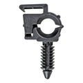 1/4" Black Nylon Wire Loom Routing Clip
