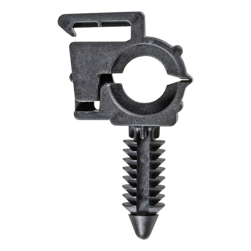 1/4" Black Nylon Wire Loom Routing Clip