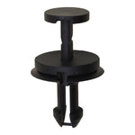 24mm Black Nylon Front Air Deflector Retainer, 26mm Head, 18mm Pin Head Diam