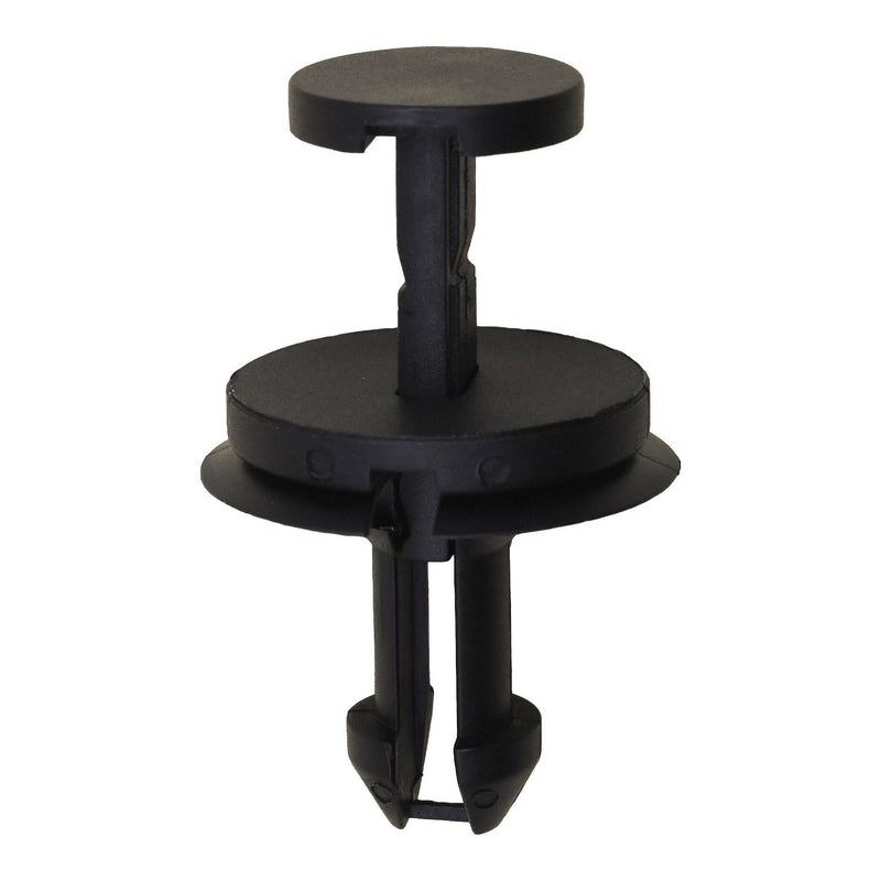 24mm Black Nylon Front Air Deflector Retainer, 26mm Head, 18mm Pin Head Diam