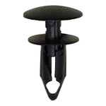 9mmx21mm Black Rear Bumper Cover Retainer, 20mm Head