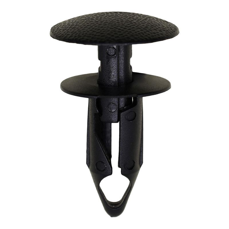 9mmx21mm Black Rear Bumper Cover Retainer, 20mm Head