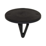 3/8"x3/4" Black Nylon Hood Insulation Retainer, 1-3/16" Head