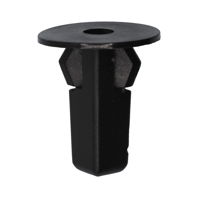 M5.5 Black Nylon Screw Grommet, 8mmx8mm Square Hole, 20mm Head
