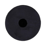 M5.5 Black Nylon Screw Grommet, 8mmx8mm Square Hole, 20mm Head